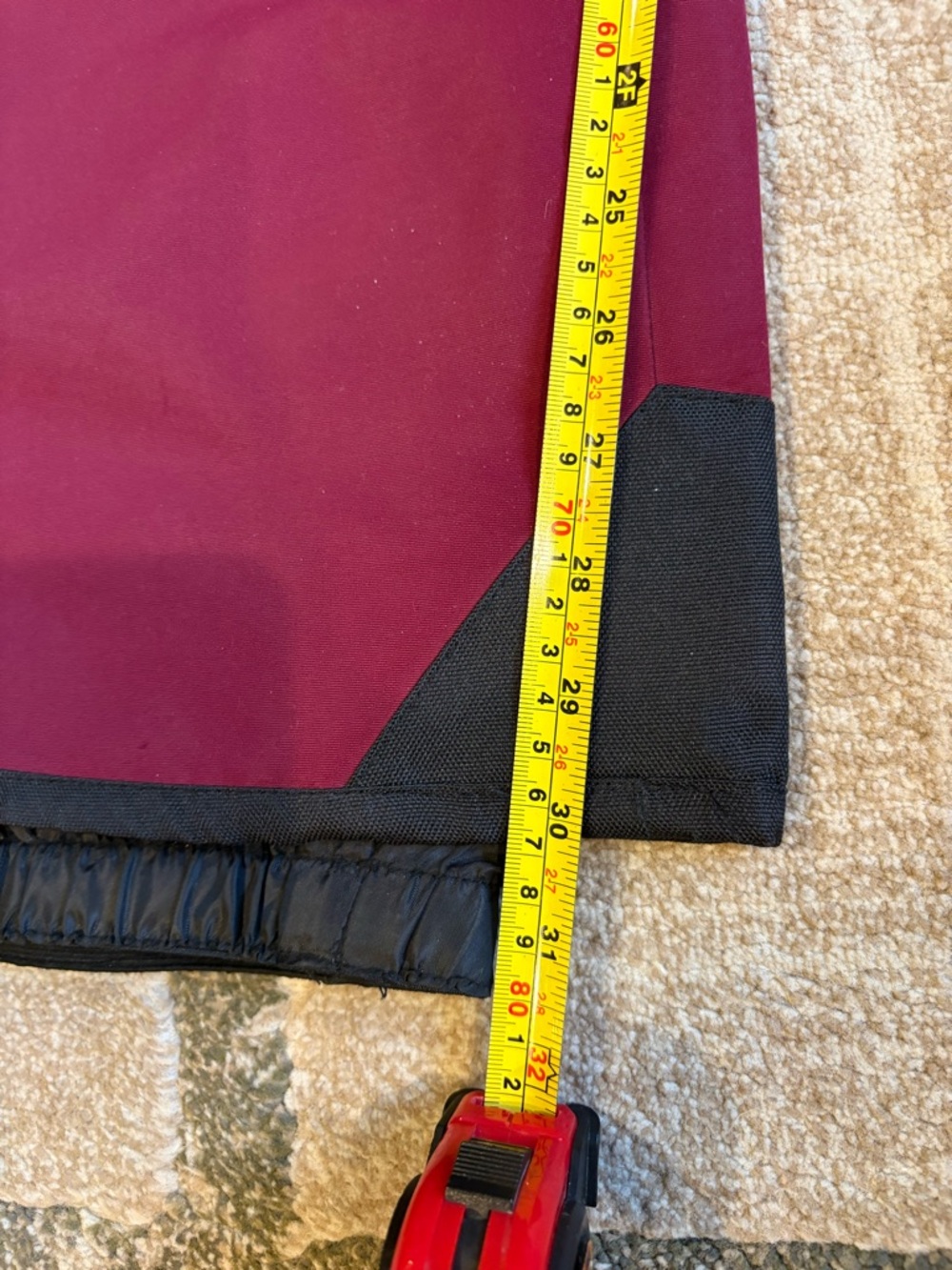 Women's ICEBURG Red Burgundy Ski Snow Snowboard Pants Size 1X EUC - Picture 9 of 11
